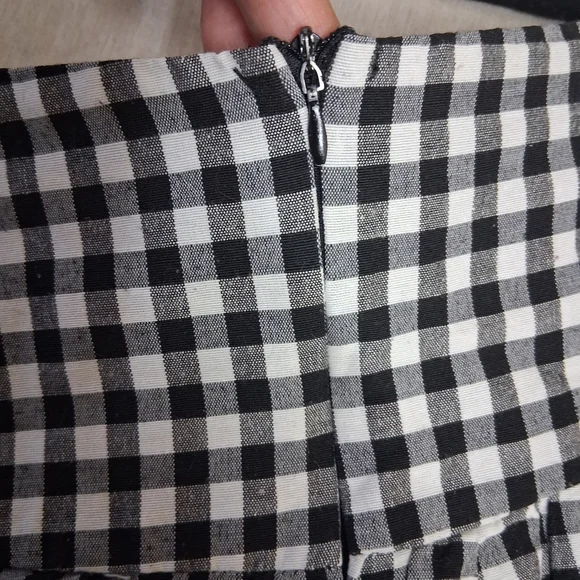 Plaid Mesh Lace Up Mini Skirt Fairycore  Grunge Goth S/M - Picture 5 of 8